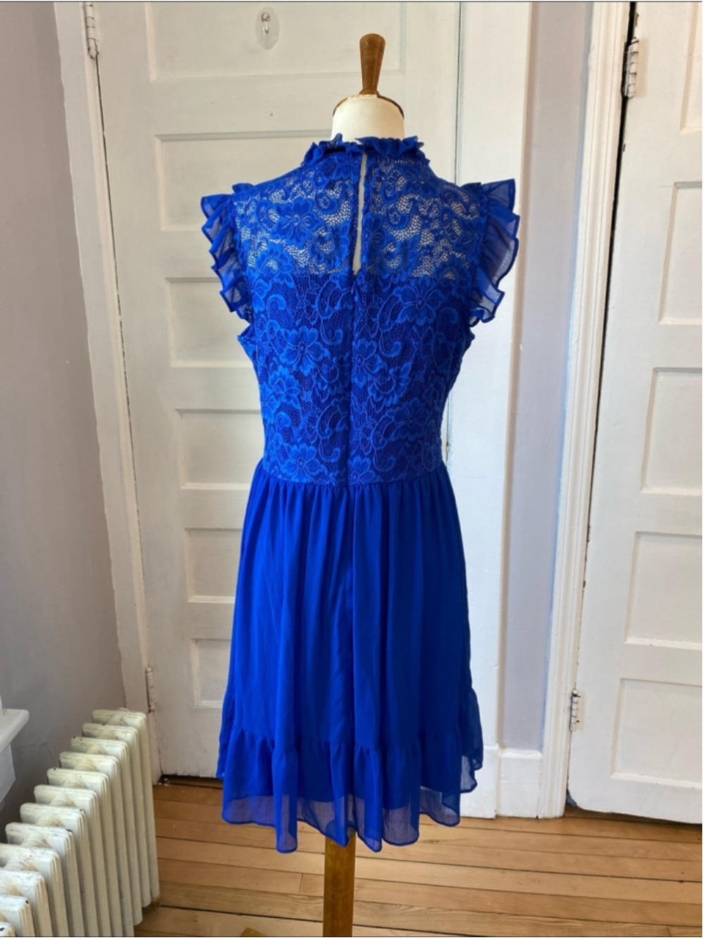 Disney Princess Snow White Royal Blue Lace Dress, Size XL - Picture 5 of 14